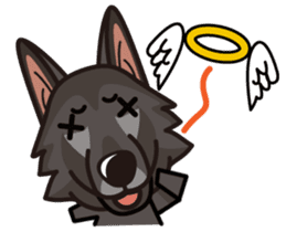 iinu - Belgian Shepherd Dog Groenendael sticker #10635711