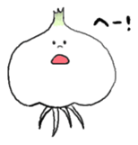 The garlic like onion sticker #10635994