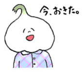 The garlic like onion sticker #10635997