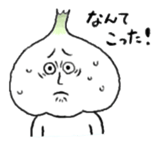 The garlic like onion sticker #10636003