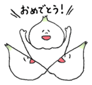 The garlic like onion sticker #10636008