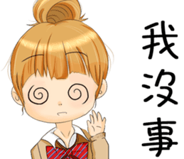 manga-girl sticker #10636326