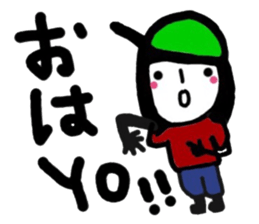 simple and pretty girl 3 sticker #10636874