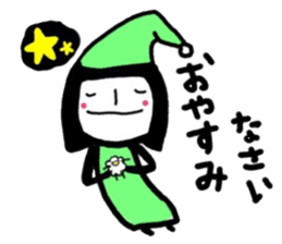 simple and pretty girl 3 sticker #10636875