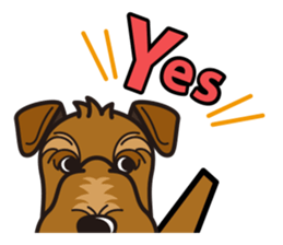 iinu - Welsh Terrier sticker #10636997