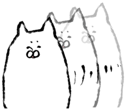 The cat which I drew 14 sticker #10637313