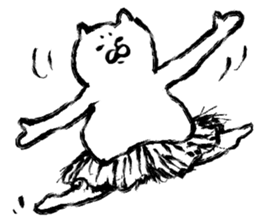 The cat which I drew 14 sticker #10637316