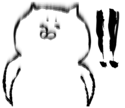 The cat which I drew 14 sticker #10637318