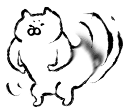 The cat which I drew 14 sticker #10637319