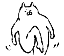 The cat which I drew 14 sticker #10637321