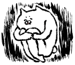 The cat which I drew 14 sticker #10637323