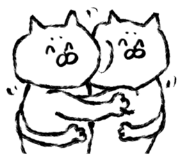 The cat which I drew 14 sticker #10637327