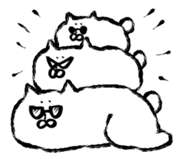 The cat which I drew 14 sticker #10637329