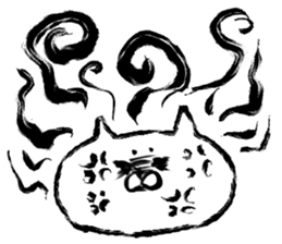 The cat which I drew 14 sticker #10637330