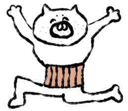 The cat which I drew 14 sticker #10637332