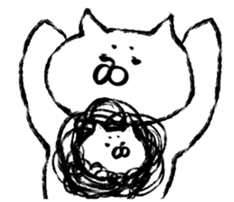 The cat which I drew 14 sticker #10637338