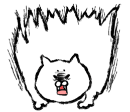 The cat which I drew 14 sticker #10637341