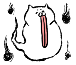 The cat which I drew 14 sticker #10637346