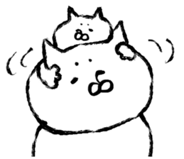 The cat which I drew 14 sticker #10637347