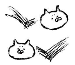 The cat which I drew 14 sticker #10637349