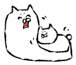 The cat which I drew 14 sticker #10637351