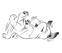 Melancholy Pug 1 sticker #10637725