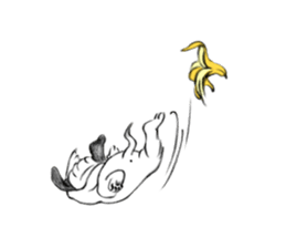 Melancholy Pug 1 sticker #10637747