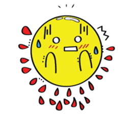 Moon, Sun and Earth sticker #10638144