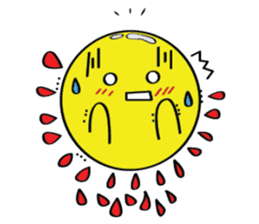 Moon, Sun and Earth sticker #10638144