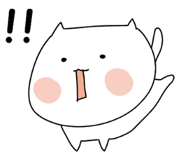 I and cat sticker #10638457