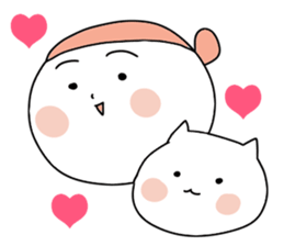 I and cat sticker #10638471