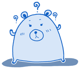BlueBear a Little Bear sticker #10638712