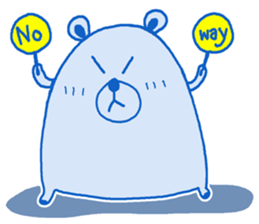 BlueBear a Little Bear sticker #10638715