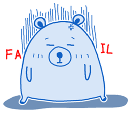 BlueBear a Little Bear sticker #10638719