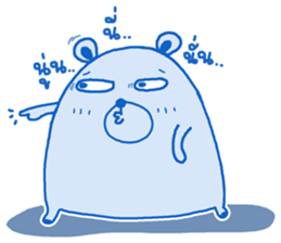 BlueBear a Little Bear sticker #10638720