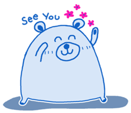 BlueBear a Little Bear sticker #10638721