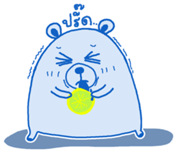 BlueBear a Little Bear sticker #10638722