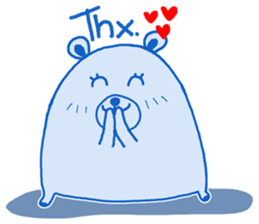 BlueBear a Little Bear sticker #10638734