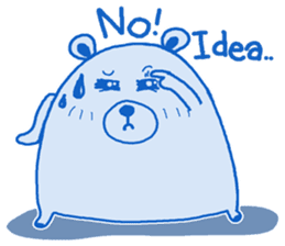 BlueBear a Little Bear sticker #10638738