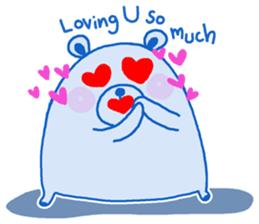 BlueBear a Little Bear sticker #10638739