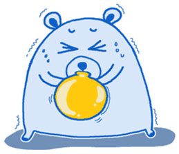 BlueBear a Little Bear sticker #10638747