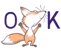 Dream red foxes sticker #10639226