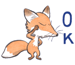 Dream red foxes sticker #10639227