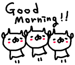 English cute cat stickers. sticker #10639393