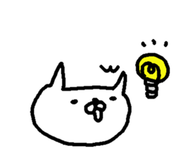 English cute cat stickers. sticker #10639402