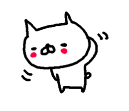 English cute cat stickers. sticker #10639404