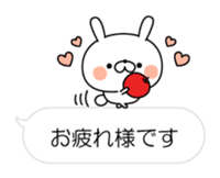 Restless rabbit(Balloon ver.) sticker #10639785