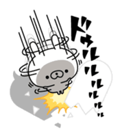 Restless rabbit(Balloon ver.) sticker #10639793