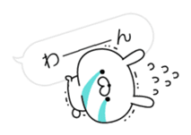 Restless rabbit(Balloon ver.) sticker #10639797