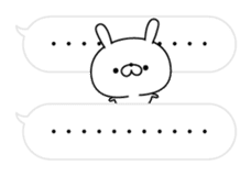 Restless rabbit(Balloon ver.) sticker #10639799